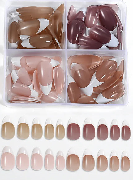 KissICON 96Pcs 10 KissIcon Halloween Ghost Pumpkin Spider False Nails -