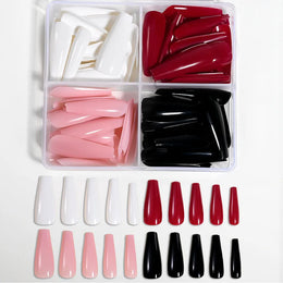 KissICON 96Pcs 6 KissIcon Halloween Ghost Pumpkin Spider False Nails -