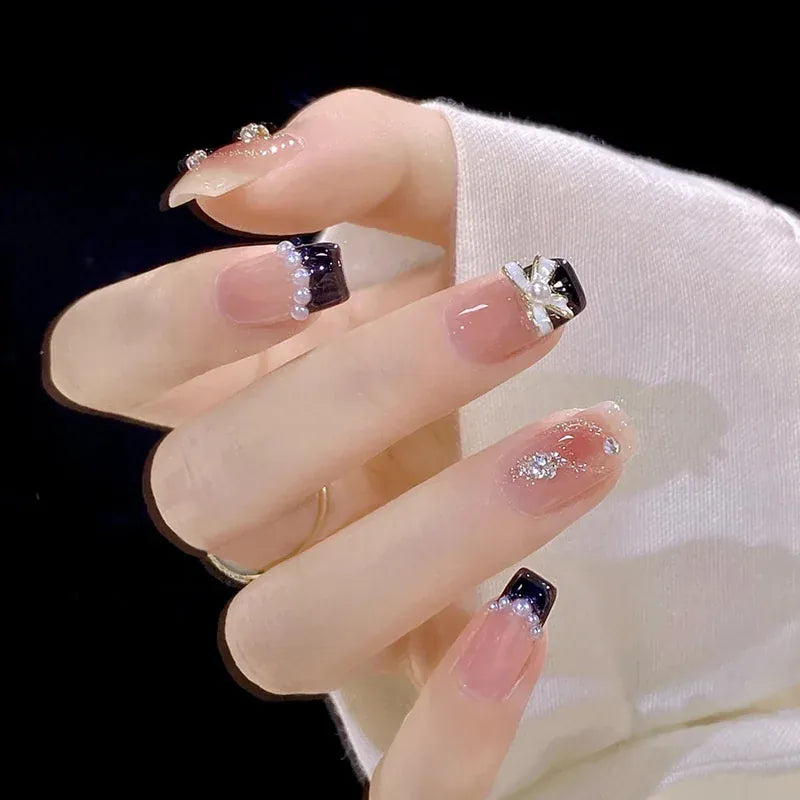 KissICON 98 KissIcon Press On Nails 24Pcs Gel Butterfly -