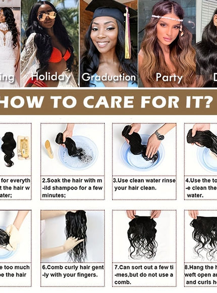 💋 Body Wave 3 Bundles Black 20 22