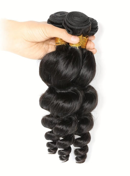 Loose Wave Brazilian Virgin Hair 3 Bundles Unprocessed
