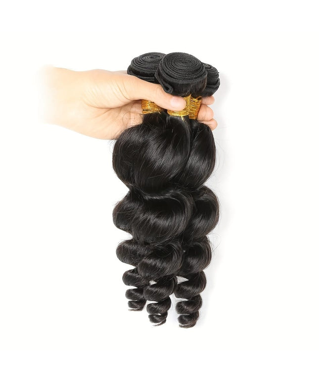 Loose Wave Brazilian Virgin Hair 3 Bundles Unprocessed