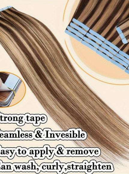 KissIcon Hair Tape In Extensions 20pcs - Seamless