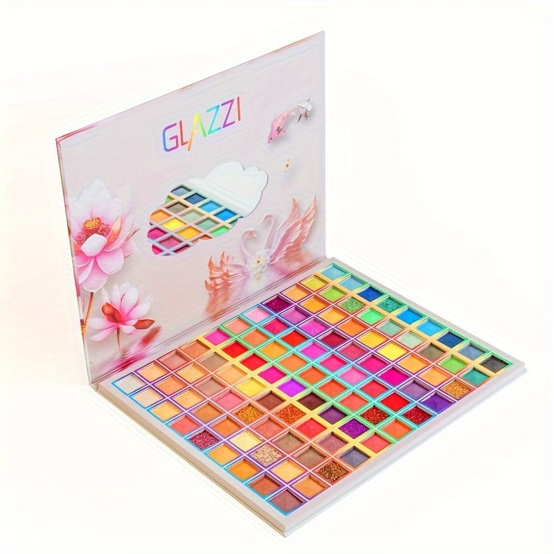 KissICON 99 Colors 99 Colors Eyeshadow Pearlescent Glitter Matte