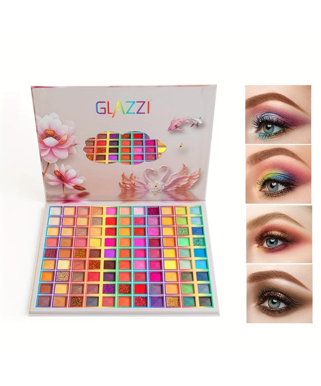 KissICON 99 Colors 99 Colors Eyeshadow Pearlescent Glitter Matte