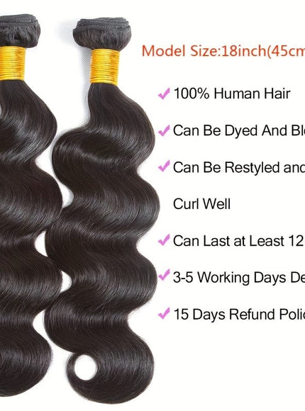 KissIcon Body Wave 3 Bundles - 100% Virgin