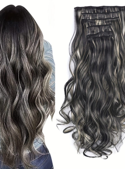Kissicon Heat Resistant Clip In Hair