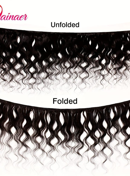 KissIcon Brazilian Natural Wave Bundles HD Lace Closure