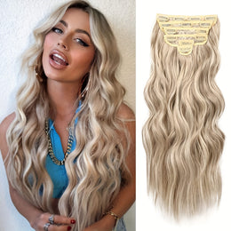 KissICON 9H60A / 20inch KissIcon 20 Inch Thick Curly Clip Hair Extensions