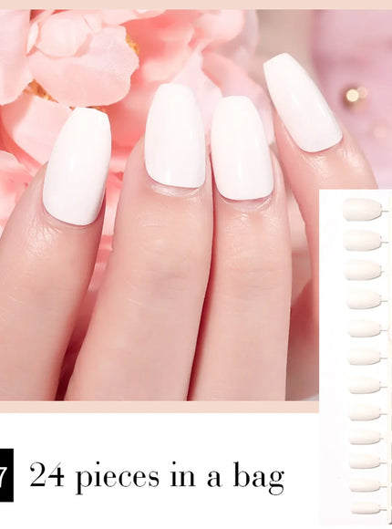KissIcon LULAA 24Pcs Press On Acrylic Nails Detachable