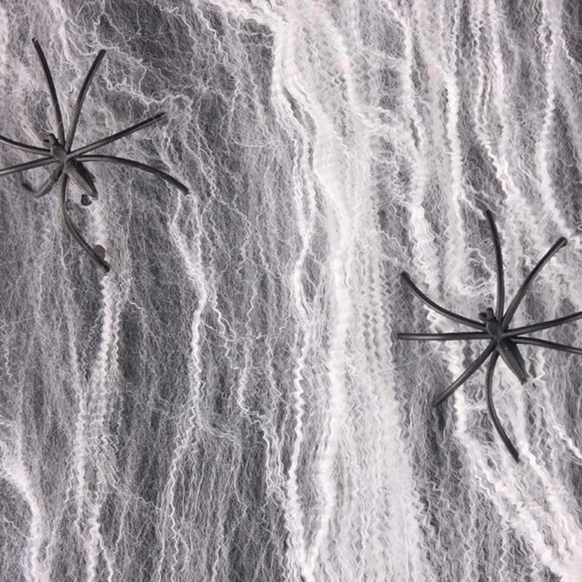 Halloween Scary Party Scene Props White Stretchy Cobweb Spider Web Horror Halloween Decoration For Bar Haunted House