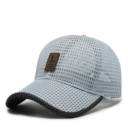 Summer Unisex Men Fishing Baseball Caps Women Breathable Mesh Snapback Hats Black Casual Sport Hats Cap