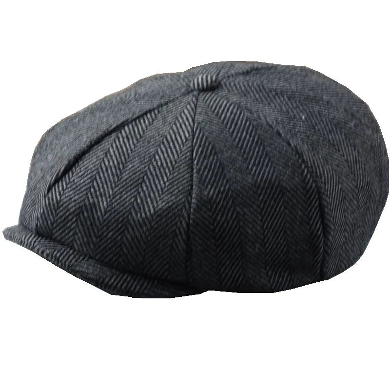 Male Plus Size Ivy Hat Big Head Man Spring Summer and Autumn Newsboy Cap Wool Beret Caps Winter Felt Flat Caps 55-58cm 59-60cm