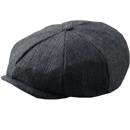 Male Plus Size Ivy Hat Big Head Man Spring Summer and Autumn Newsboy Cap Wool Beret Caps Winter Felt Flat Caps 55-58cm 59-60cm