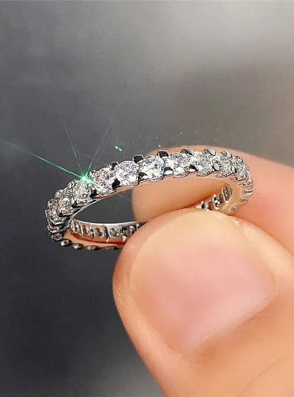 Kissicon Huitan CZ Promise Ring – Delicate Low Key