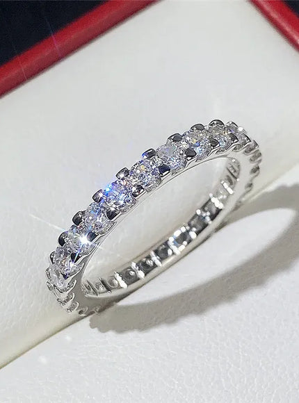 Kissicon Huitan CZ Promise Ring – Delicate Low Key