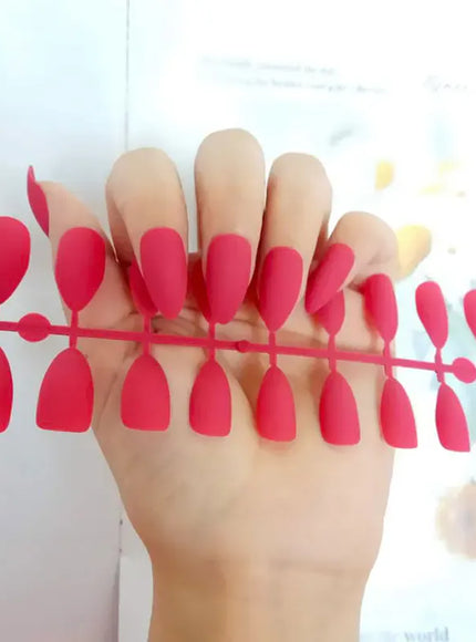 Matte Press On Fake Nails 24Pcs Full Cover