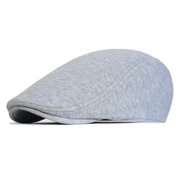 Cotton Newsboy Caps Men Women Hat Soft Casual Beret Solid Unisex Retro Hat Driver Flat Cap The waiter Cap