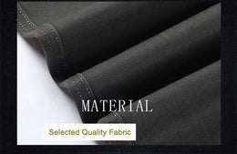 New Arrival 100% Cotton Summer Autumn Men's Casual Pants Fashion Solid Black Beige Gentle Thicken Trousers Brand Smart Suit Pant