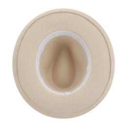 Fedora Hat Women Winter Hats for Women Ribbon Band Men's Hat Wide Brim Classic Beige Wedding Church Bowler New Cap Chapeau Femme