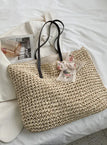 beige add ribbon / 40x16x35cm