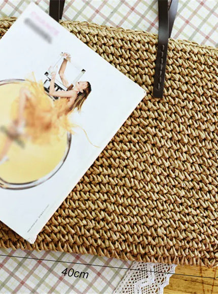 Handbag – Beach Rattan Woven