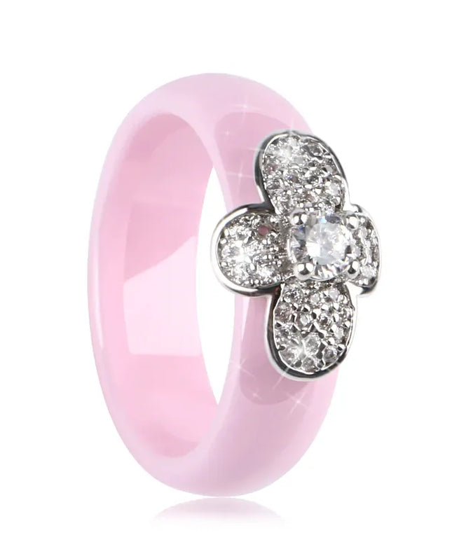Bee Ring – Ceramic Crystal CZ