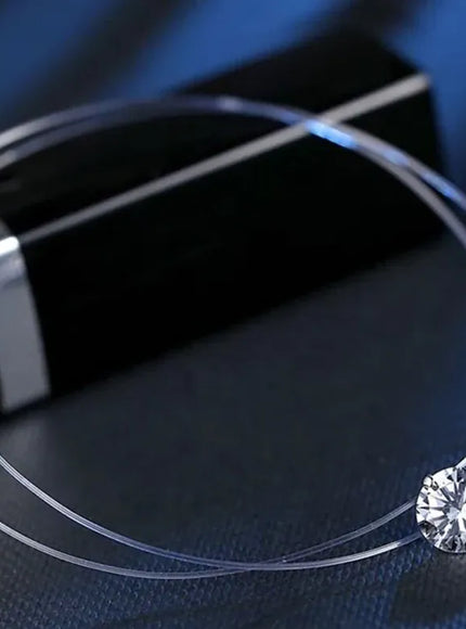 KissICON Kissicon Zircon Necklace – Clear Pendant Shine