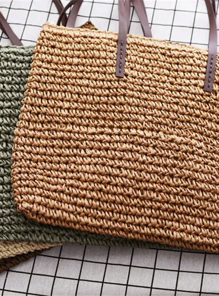Handbag – Beach Rattan Woven
