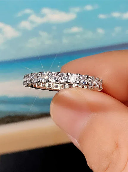 Kissicon Huitan CZ Promise Ring – Delicate Low Key