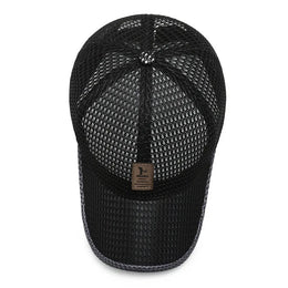 Summer Unisex Men Fishing Baseball Caps Women Breathable Mesh Snapback Hats Black Casual Sport Hats Cap