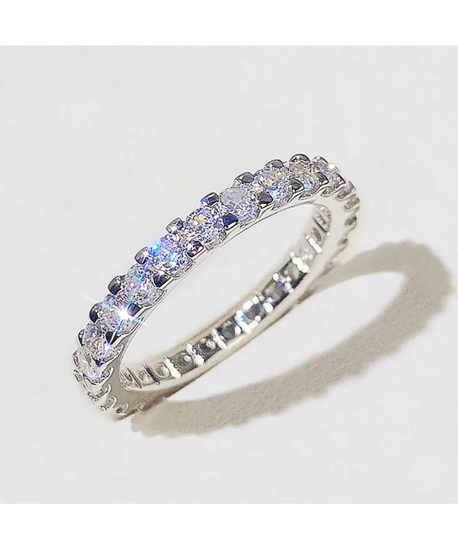 Kissicon Huitan CZ Promise Ring – Delicate Low Key