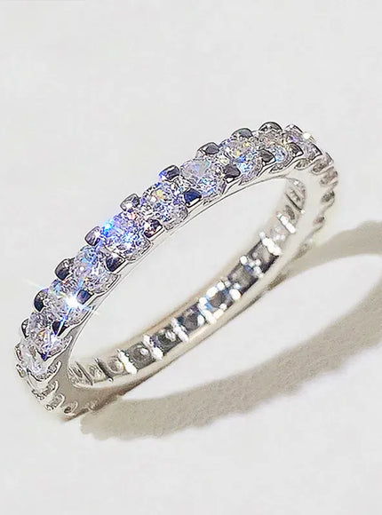 Kissicon Huitan CZ Promise Ring – Delicate Low Key
