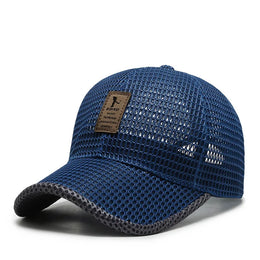 Summer Unisex Men Fishing Baseball Caps Women Breathable Mesh Snapback Hats Black Casual Sport Hats Cap