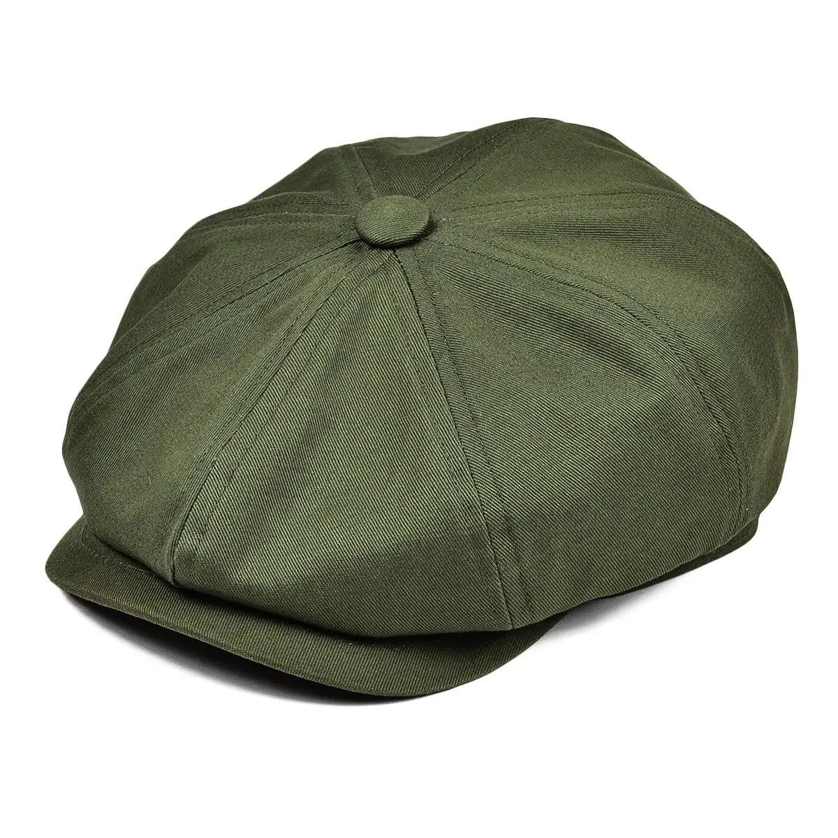 BOTVELA Men's Newsboy Cap Twill Cotton 8 Panel Hat Flat Ivy Cabbie Casual Baker Caps Gatsby Hat Retro Hats Boina Beret for Male
