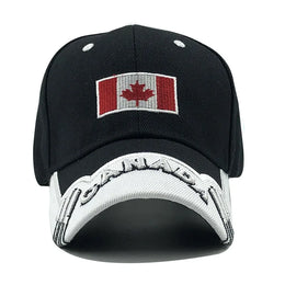 New Colors Contrast Canada Embroidered Baseball Cap For Men Women High Quality Snapback Hat Dad Hats Fishing Cap Bone Gorra