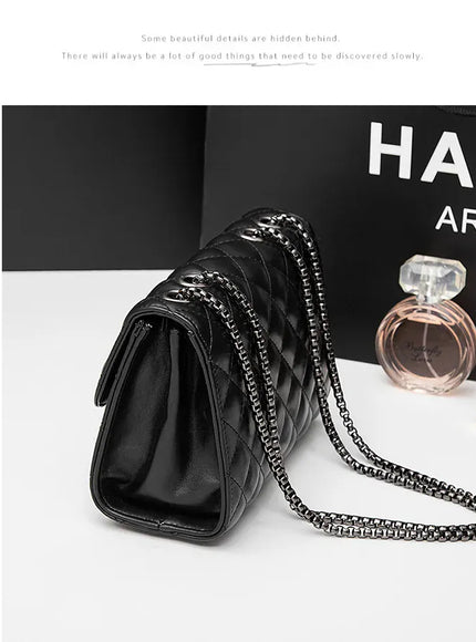 Rhombic Chain Small Fragrant Wind Messenger Shoulder