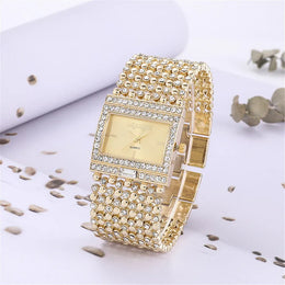 KissICON KissIcon Uthai W25 Square Quartz Watch - Diamond