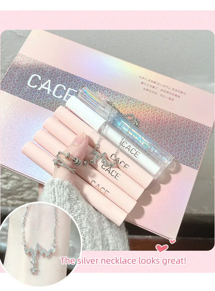 KissICON Lip Makeup Kits KissIcon CACE Matte Liquid Lipstick Set 4 Lipgloss