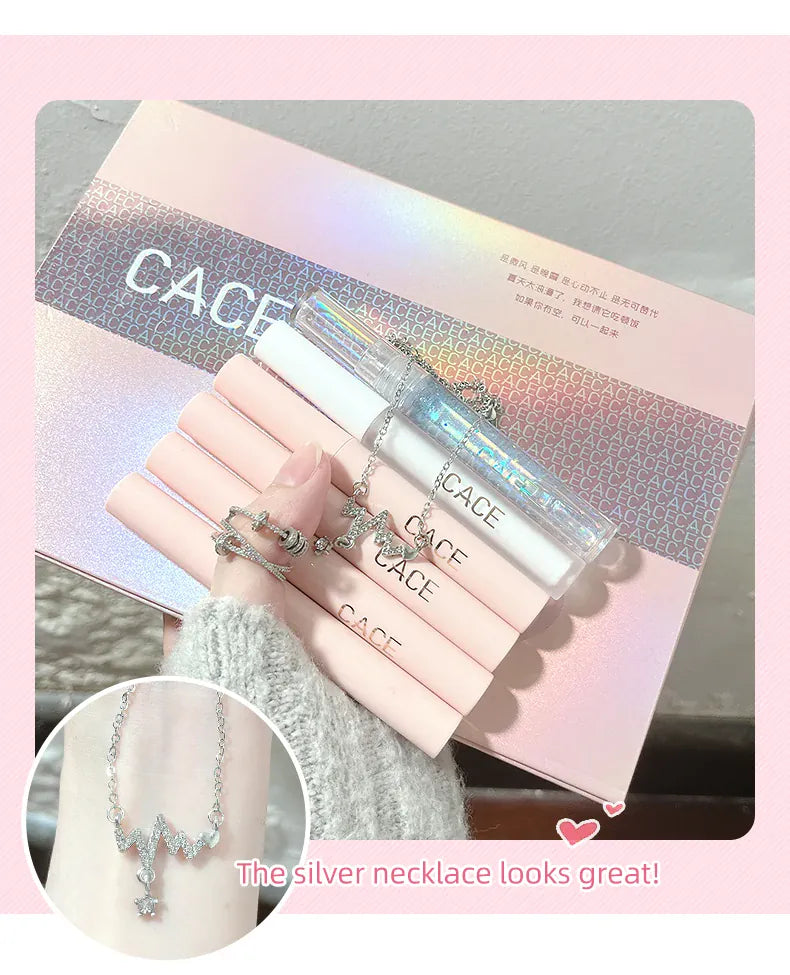 KissICON Lip Makeup Kits KissIcon CACE Matte Liquid Lipstick Set 4 Lipgloss