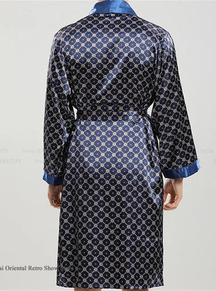 KissICON Plus Size 3XL Silky Satin Kimono Robe  Shorts Pajamas