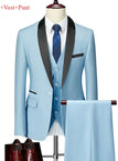 Sky Blue 3pcs Set / XXXL