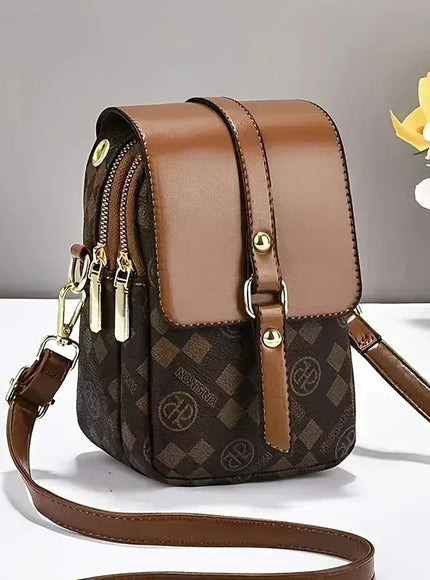 Moda Saco Multi-camada Pr Tico Crossbody –