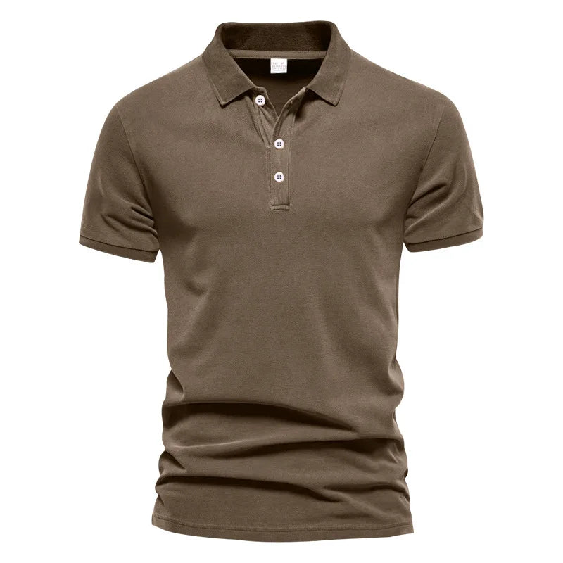 Men Polo Shirt Short Sleeve Breathable Soft Regular Fit Casual Business Golf Summer Daily Work Outdoor Lightweight Basic Tops