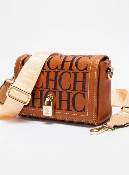 Fashion Design Model Metal Accessories Buckle Women's Shoulder Bag Luxury Brand 2025 Fashion Solid Colour Printed Head Bag