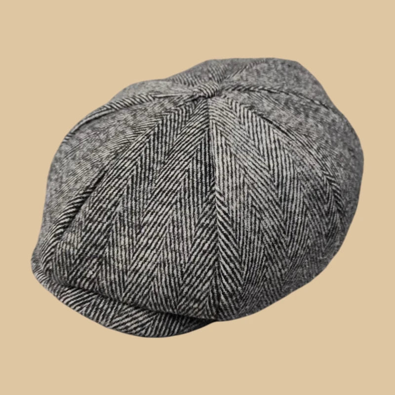 Male Plus Size Ivy Hat Big Head Man Spring Summer and Autumn Newsboy Cap Wool Beret Caps Winter Felt Flat Caps 55-58cm 59-60cm