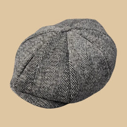 Male Plus Size Ivy Hat Big Head Man Spring Summer and Autumn Newsboy Cap Wool Beret Caps Winter Felt Flat Caps 55-58cm 59-60cm