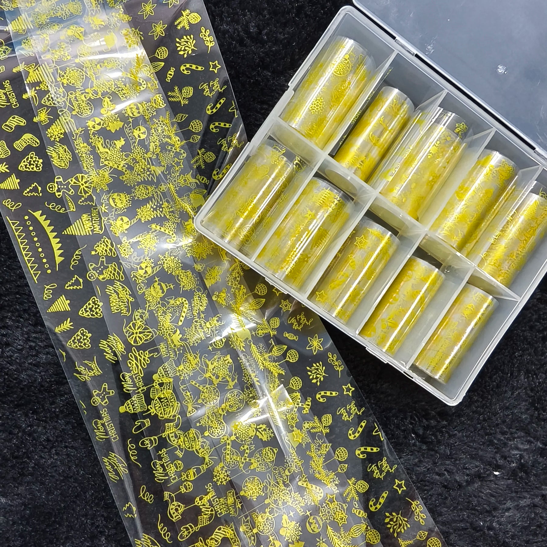 10Rolls Halloween  Christmas  Easter Nail Foils Transfer Paper  Nail Art Stickers   Decal  Nails Decoration