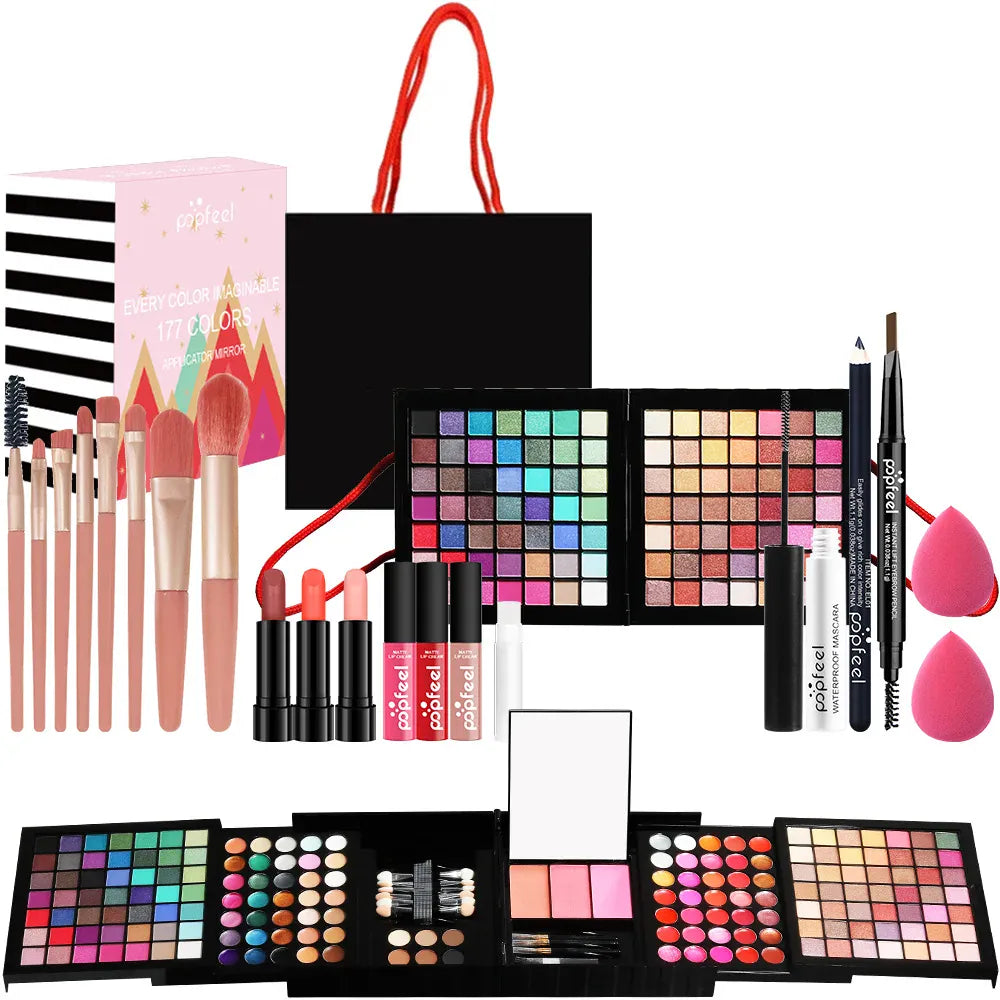 KissICON Gift box Full 177 Color Makeup Kit For Women All