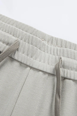 Lyocell Cotton Men's Casual Pants Breathable Straight Leg Loose Fit Elastic Waist Ice Silk Quick Dry Trousers Spring Summer 2026